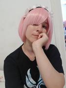 Uwowo Cosplay UWOWO Re:Life in a different world from zero  Rem Ram Cosplay wig 30cm pink/blue Review