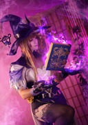 Uwowo Cosplay Uwowo Game Genshin Impact Cosplay Lisa Witch of Purple Rose Costume The Librarian Sexy Dress Review