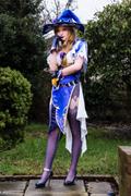 Uwowo Cosplay 【Pre-sale】Uwowo Game Genshin Impact Cosplay Lisa Witch of Purple Rose Costume The Librarian Sexy Dress Review