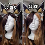 Uwowo Cosplay 【Pre-sale】Uwowo Game League of Legends Coven Ahri Cosplay Wig 75cm Purple linen Hair Review