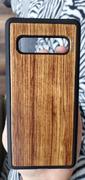 GOWOOD Étui Samsung Galaxy S10 en bois zébré et côtés en polycarbonate Review