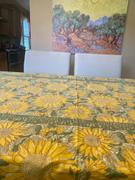 Couleur Nature French Tablecloth Sunflower Yellow & Green Review