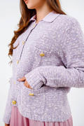 Buttonscarves Lydia Tweed Cardigan - Purple Review