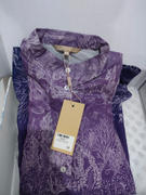Buttonscarves El Mar Minorca Shirt with Puff Sleeve - Purple Review