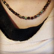 Lovepray jewelry Tiger's Eye and Agate Delicate Necklace Review