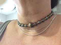 Lovepray jewelry Pyrite Mala Choker or Wrap Bracelet for Strength Review