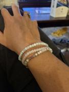 Lovepray jewelry Green Moonstone and Rose Quartz Delicate Bracelet Stack Review