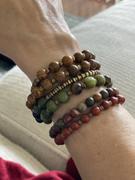 Lovepray jewelry Elephant Jasper 'Protection' 27 Bead Wrist Mala with Tibetan Guru Bead Review