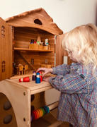 The Creative Toy Shop Drewart - Dolls House with Doors - Natural Review