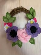 The Crafty Kit Company Summer Flowers Felt Wreath Craft Kit Review