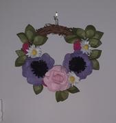 The Crafty Kit Company Summer Flowers Felt Wreath Craft Kit Review