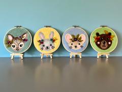The Crafty Kit Company Floral 'Painting with Wool' Bundle - Four 2D Needle Felting Kits! Review