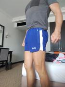 HELSINKI ATHLETICA Sport Training 4.5 Shorts - Ice Grey/Neon Coral Review