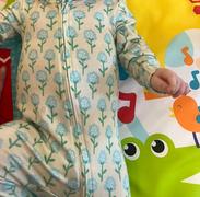 Larkspur Baby Company Zippered Footie in Olive Organic Cotton Review