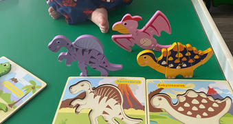 Speech Blubs Toys Montessori Wooden Dinosaur Puzzles Review
