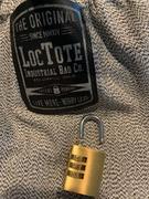 Loctote Industrial Bag Co. 3-Digit Brass Combination Padlock Review