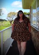 QUEEN THE LABEL Annaliesa Dress - Leopard Shortish Review