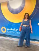 QUEEN THE LABEL Shaper Denim Jumpsuit Wide Leg (Long/Tall) - Dark Blue Wash Review