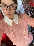 Mischief Made Seahorse cardigan in Pink Review