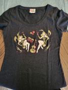 Mischief Made Showgirls Fitted T-shirt in Vintage Black Review