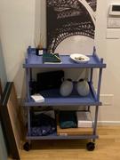 HiroDesign Set Carrello multiuso Pagoda + vassoio rovere - Bianco Conchiglia Review