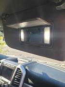F150LEDs.com 2017 - 2018 F250 Super Duty Front Interior Vanity Mirror LED Light Kit Review