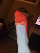 John's Crazy Socks Red Slipper Socks Women's Crew Sock Review