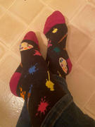 John's Crazy Socks Painter's Palette Socks Women's Crew Sock Review