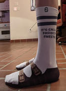 John's Crazy Socks Randall's Sandals Crew Sock Review