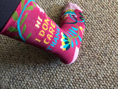 John's Crazy Socks Hi, I Don't Care, Thanks Socks Women's Crew Sock Review