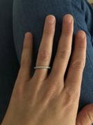 Gemalion Thin Stacking Wedding Ring Band With Rhodium Plating Review