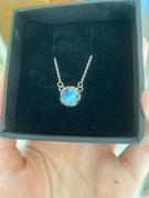 Gemalion Genuine Moonstone Magic Necklace in Sterling Silver With Nature Inspiration Review