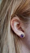 Gemalion Tiny Amethyst Leaf Stud Earrings Review