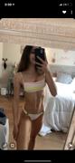 Frankies Bikinis Kailyn String Bandeau Bikini Top - White Review