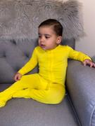 Posh Peanut Electric Yellow Footie Zippered One Piece Review