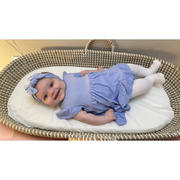 Posh Peanut Powder Blue Ribbed Cap Sleeve Ruffled Bodysuit Dress Review