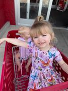 Posh Peanut Watercolor Butterfly Short Sleeve Ruffled Twirl Dress Review