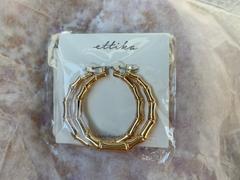 Ettika Bamboo 18kt Gold Plated Hoop Earrings Review