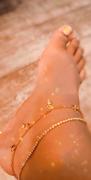 Ettika Giovanna Layered Crystal 18k Gold Plated Anklet Review