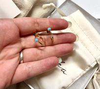Ettika Baby Blue Kyocera Opal Hoops Review