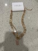 Ettika Linked Up Crystal Pendant 18k Gold Plated Layered Necklace Set Review