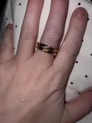 Ettika Golden Twists 18k Gold Plated Ring Set of 2 Review