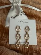 Ettika Triple Link Drop 18k Gold Plated Earrings Review