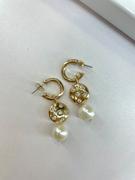 Ettika Mini Pearl and Crystal Disc 18k Gold Plated Dangle Earrings Review