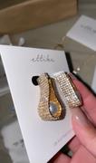 Ettika Swaddled Pearl Crystal Teardrop 18k Gold Plated Earrings Review