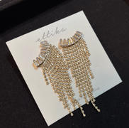 Ettika Angel Fringe 18k Gold Plated Crystal Earrings Review