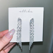 Ettika Champagne Nights Silver Plated Crystal Dangle Earrings Review