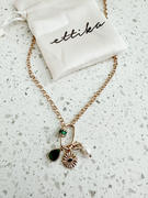 Ettika Green Queen 18k Gold Plated Crystal Charm Necklace Review
