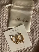 Ettika Helena 18k Gold Plated Hoop Earrings Review