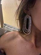 Ettika Crystal Oval 18k Gold Plated Drape Earrings Review